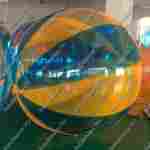 Аттракцион Водный шар ПВХ «Оранжево - синий», 1,5*1,5*1,5 м