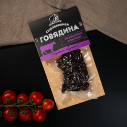 Говядина сыровяленая мраморные ломтики в/у