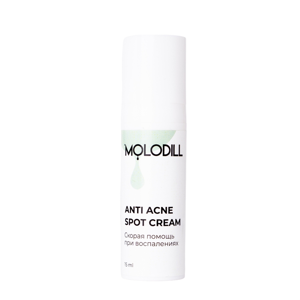 Крем MOLODILL для проблемной кожи ANTI ACNE SPOT CREAM точечного применения, 15 мл