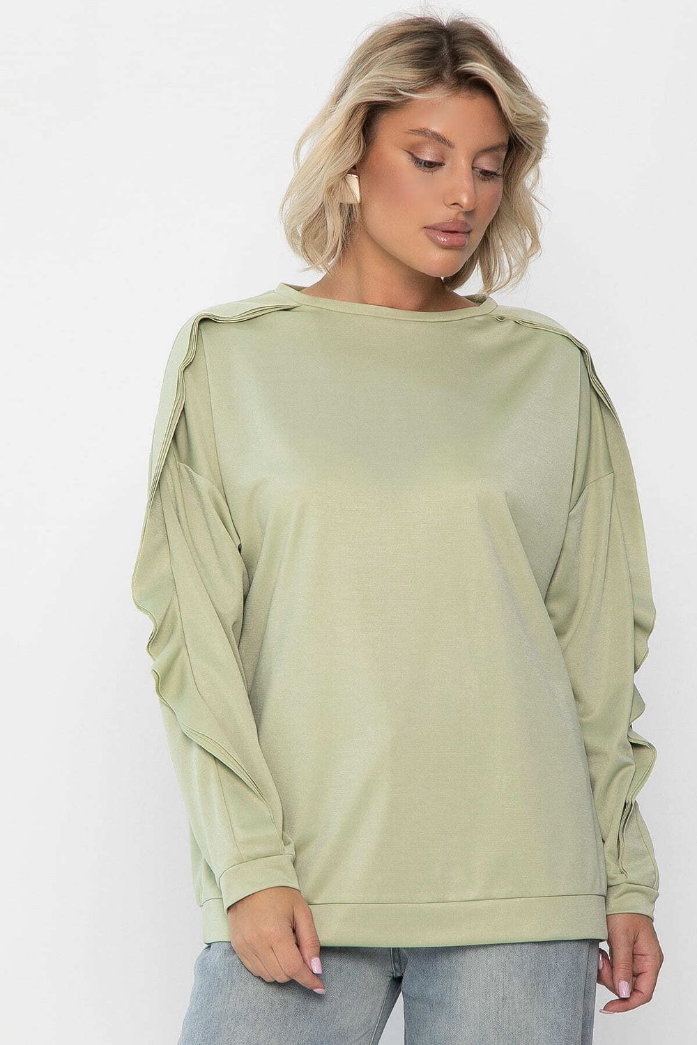 Джемпер Эвелина (оливковый) Б14232-5М LT Collection