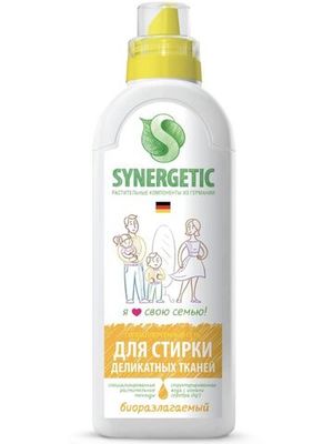 Гель для стирки Synergetic для Деликатного белья 750 мл