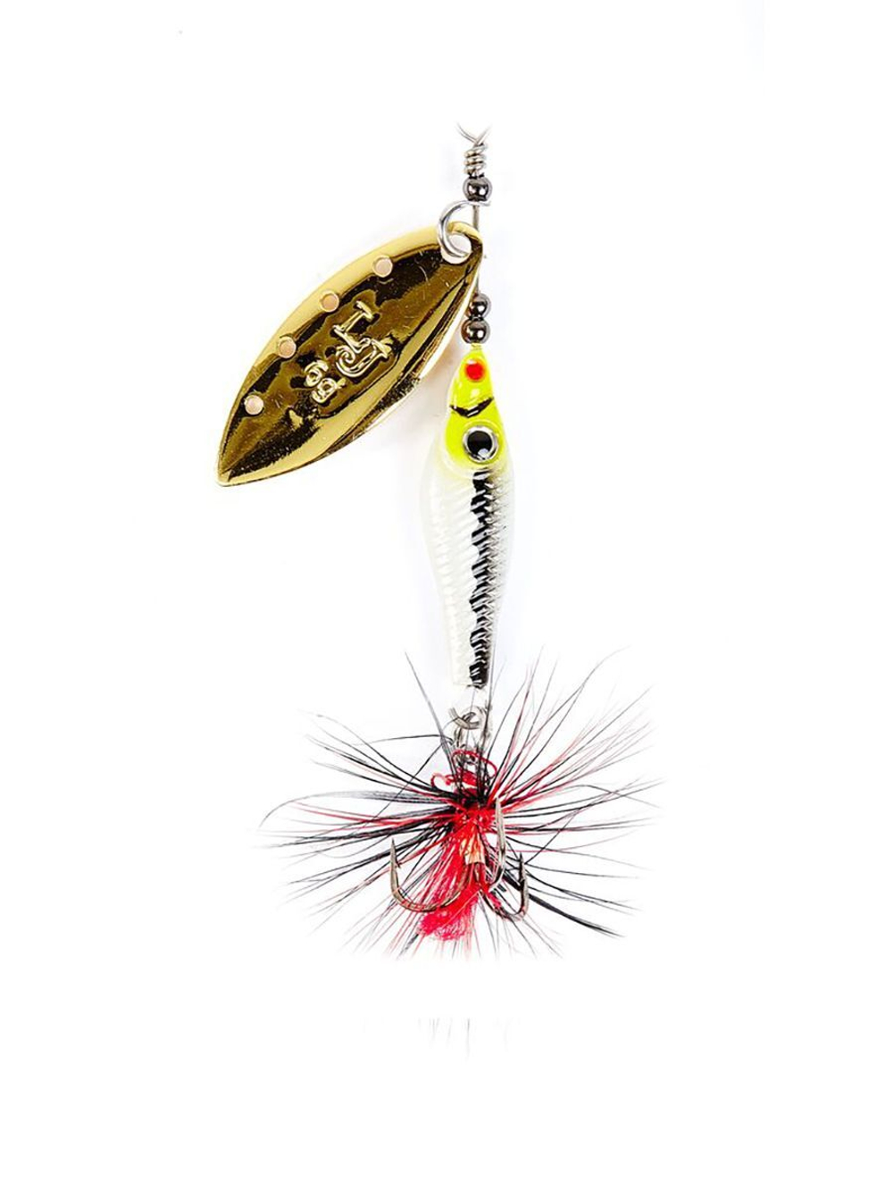 Блесна вращающаяся Lucky John TRIAN BLADE LONG 6.0г 004