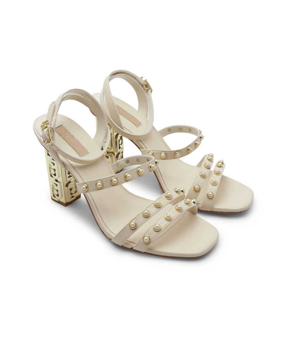 Кожаные туфли на шпильках Liu Jo - кремовый(SA3107 P0062)