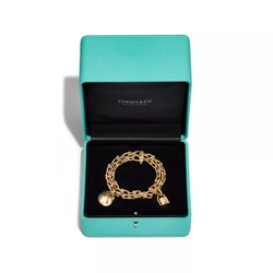 Браслет из жёлтого золота 18k,Tiffany 💠Hard Wear Small link
