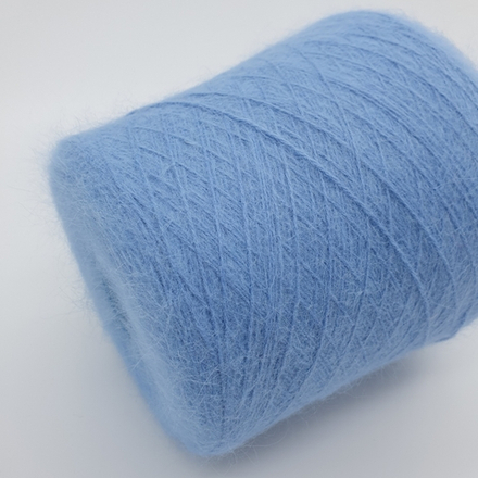 Пряжа Chiara 2/9000 (80% ангора спайки, 20% полиамид) 450м/100гр, небо