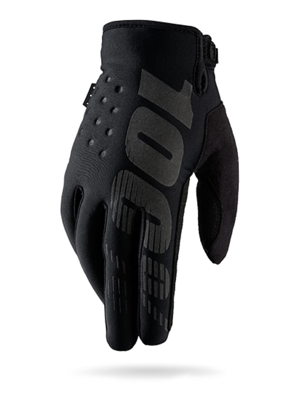 Мотоперчатки 100% Brisker Cold Weather Black LG (10006-001-12)