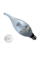 Светодиодная LED лампа CA37 6W E14 нейтр. пр 3шт