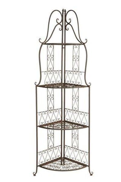 Стеллаж угловой "Рустик" 57x41x158см