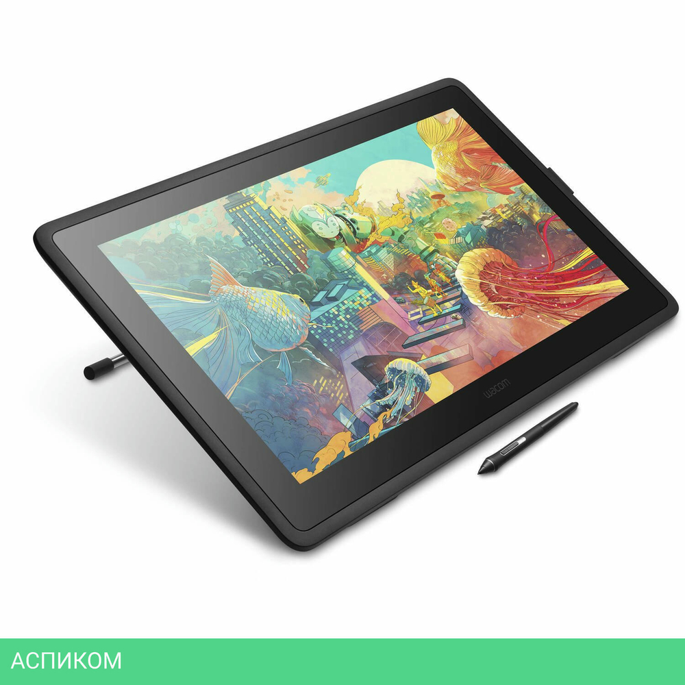 Графический планшет Wacom Cintiq 22 LED черный (DTK2260K0A)