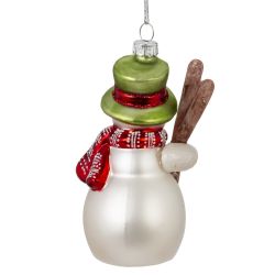 GAEM Украшение новогоднее "Снеговик", L6,5 W6,5 H14 см