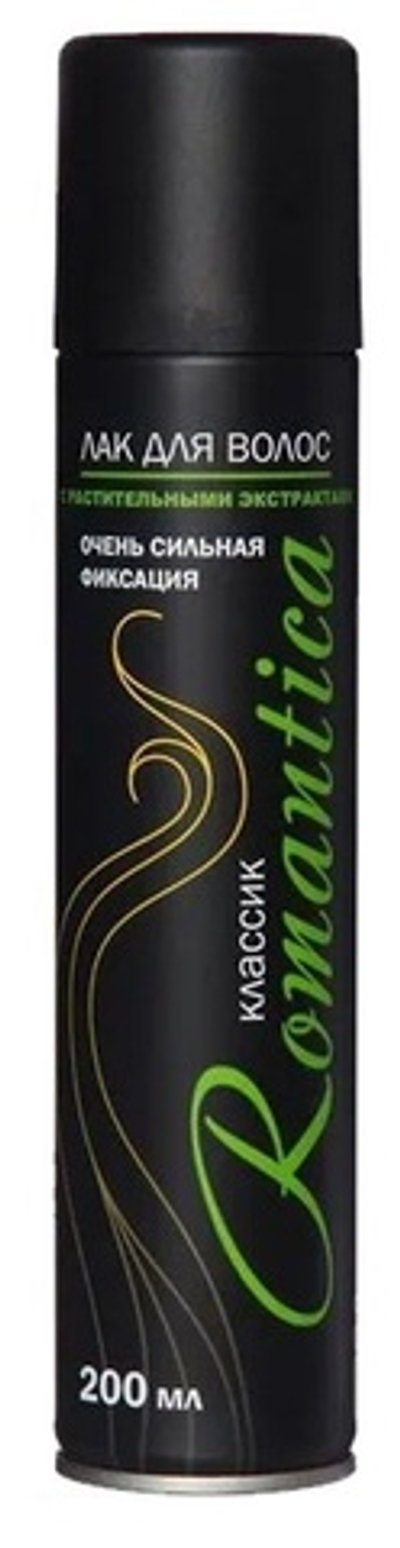 ROMANTICA Классик Лак д/волос ОСФ с раст.экстрактами 200мл.