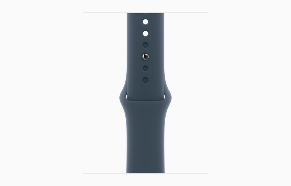Умные часы Apple Watch S9 (2023) 41mm Midnight Aluminium Case with Storm Blue Sport Band M/L (MR9L3)