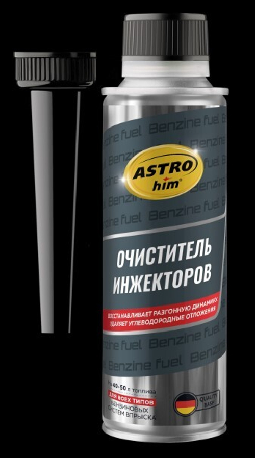 Присадка в топливо /бензин и дизель/ 300 мл Очиститель инжектора (ASTROhim)