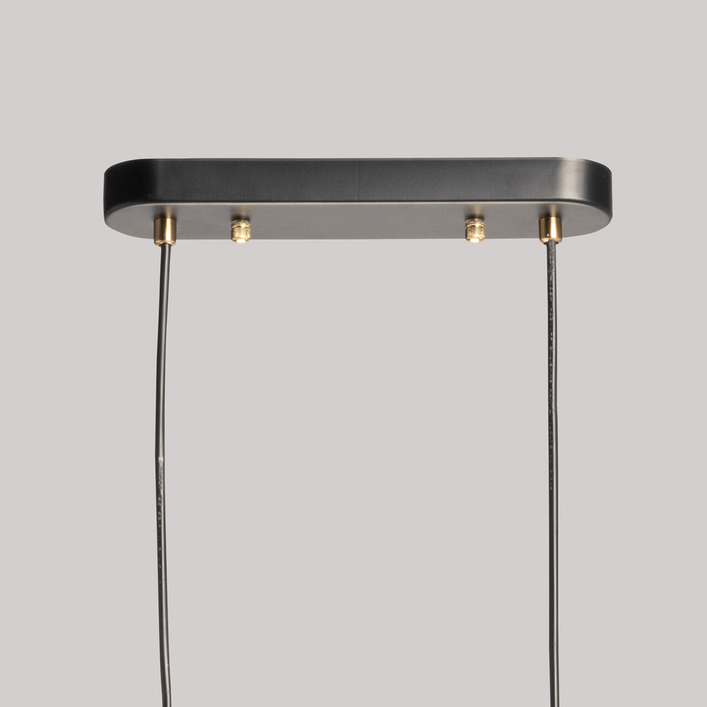 Люстра подвесная De City Оливия, 5 LED ламп G9, 35Вт, до  15 кв м, черная