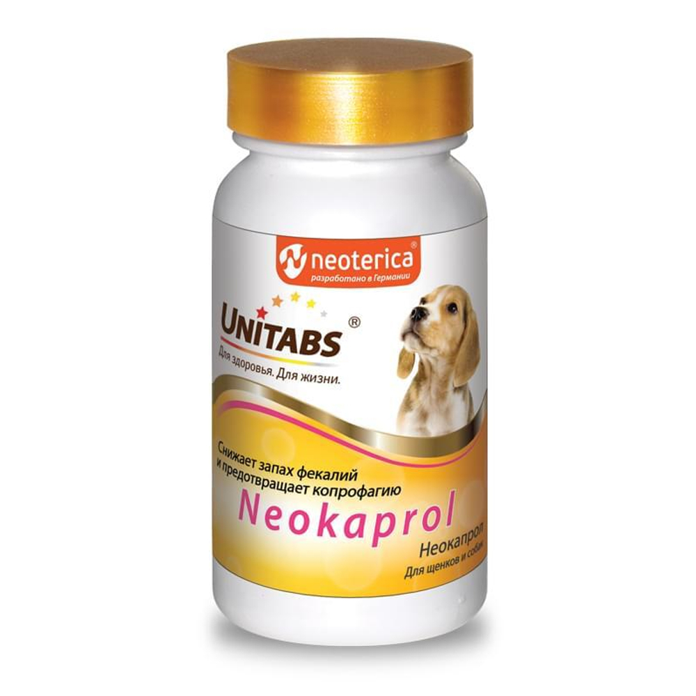 UNITABS Neokaprol Витаминно-минеральный комплекс для щенков и собак с проблемой копрофагии (100 таблеток)