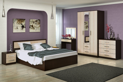 Комод Фиеста (800), Дуб беленый, Венге