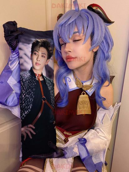 Мини дакимакура Ким Намджун из БТС | BTS арт. M0771, 60х20 см