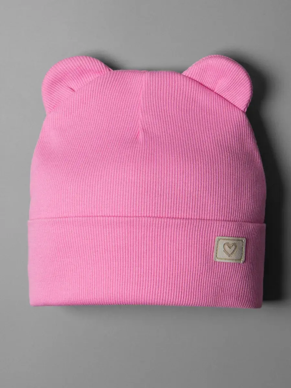 Шапка детская на осень с ушками