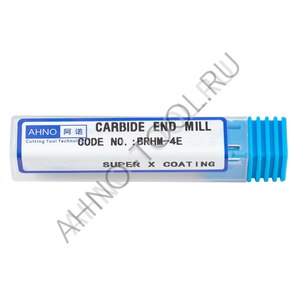 Фреза твердосплавная  10мм (L=75, l=25, хв=10) Z4 45° по закаленной стали BRHM-4E-D10.0 HRC65 AHNO