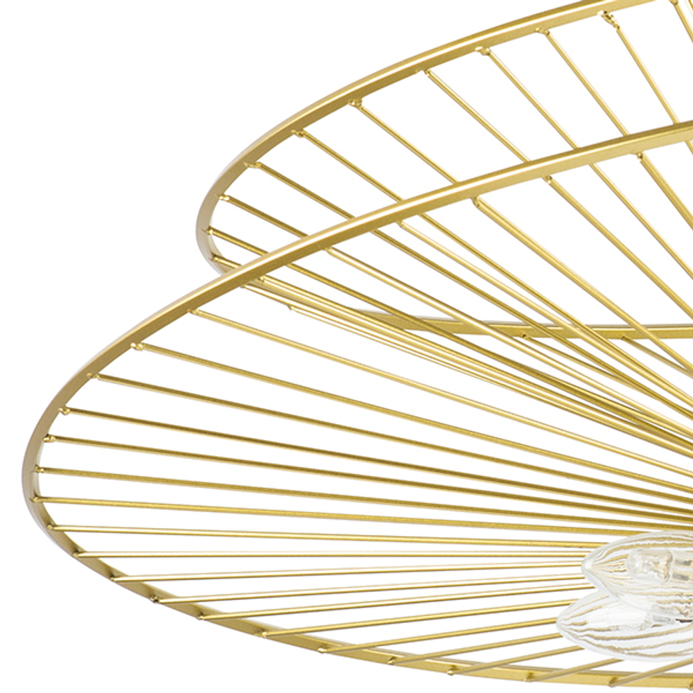 728183 Люстра ZETA 8х40W E14 ЗОЛОТО