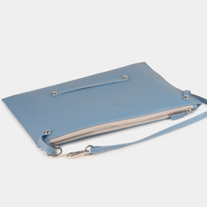 Сумка Tereze из кожи теленка, голубого цвета