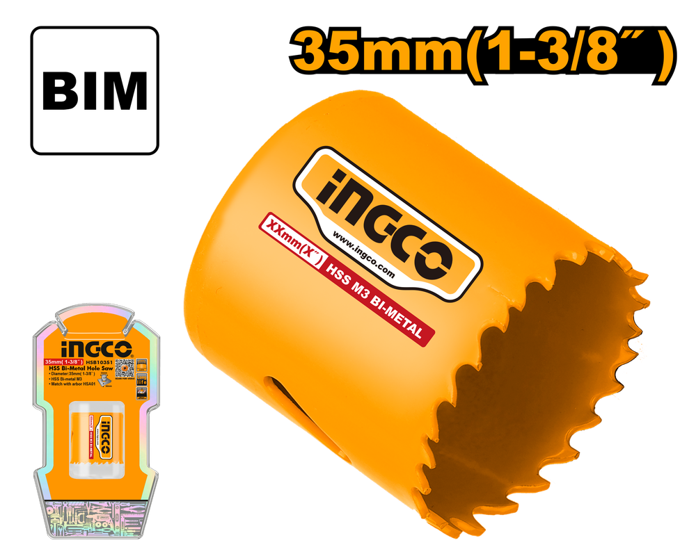 Коронка биметаллическая 35 мм