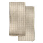 Набор вафельных кухонных полотенец бежевого цвета из умягченного хлопка essential, 50х70 см