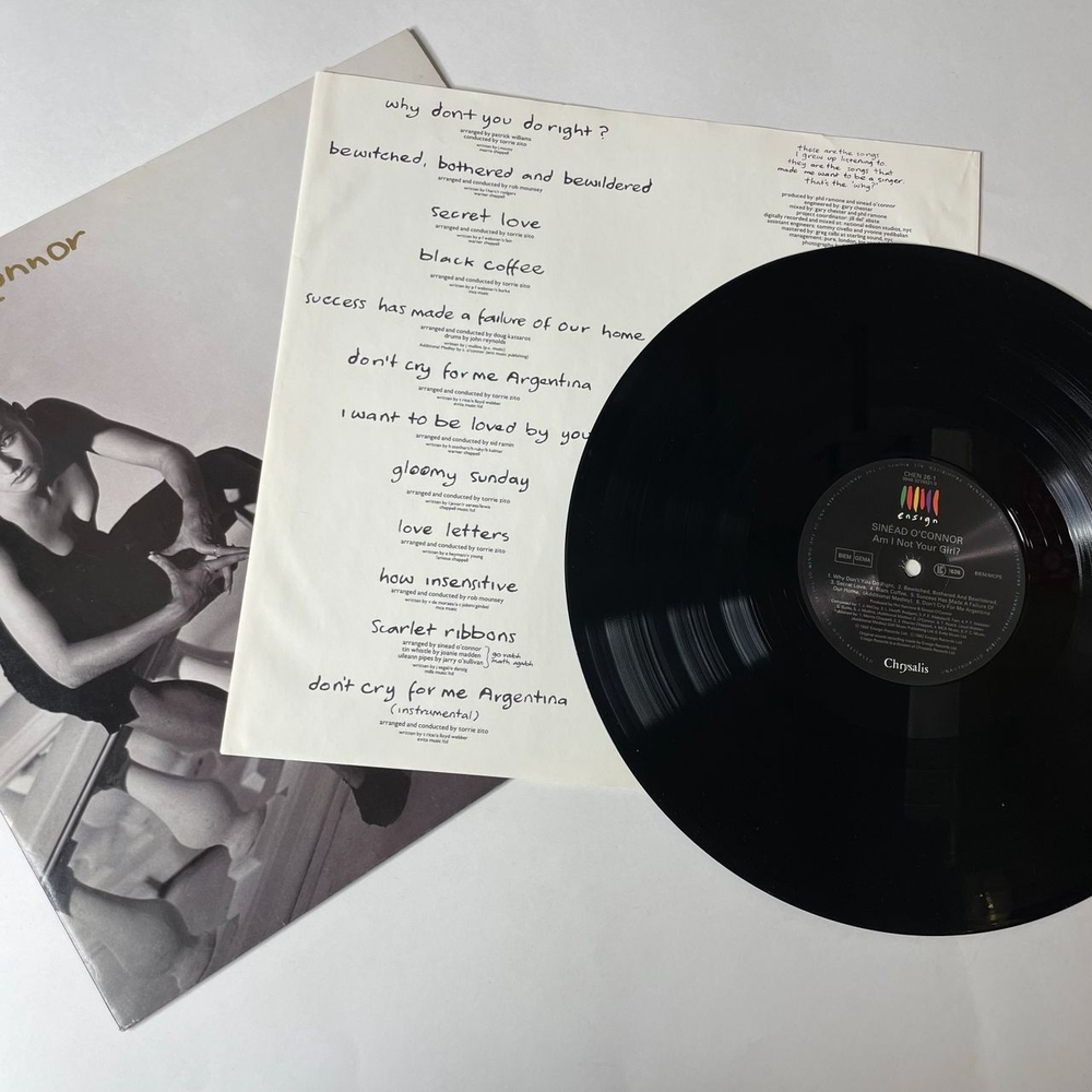 Винтажная виниловая пластинка LP Sinead O'Connor Am I Not Your Girl (Germany 1992)
