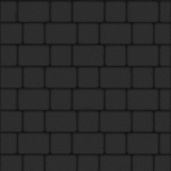 Тротуарная плитка КЛАССИКО - Стандарт Черный, комплект из 2 видов плит
