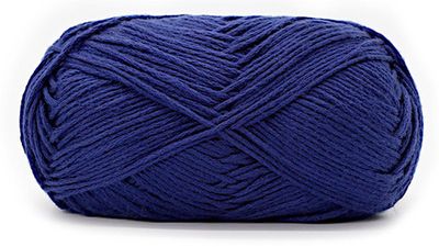 Пряжа для вязания Вискоза 70% Хлопок 30% цвет Синий