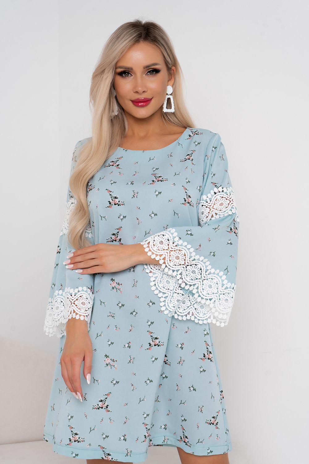 Платье Алана (мята) Р11-1178 Nikol (Акция)