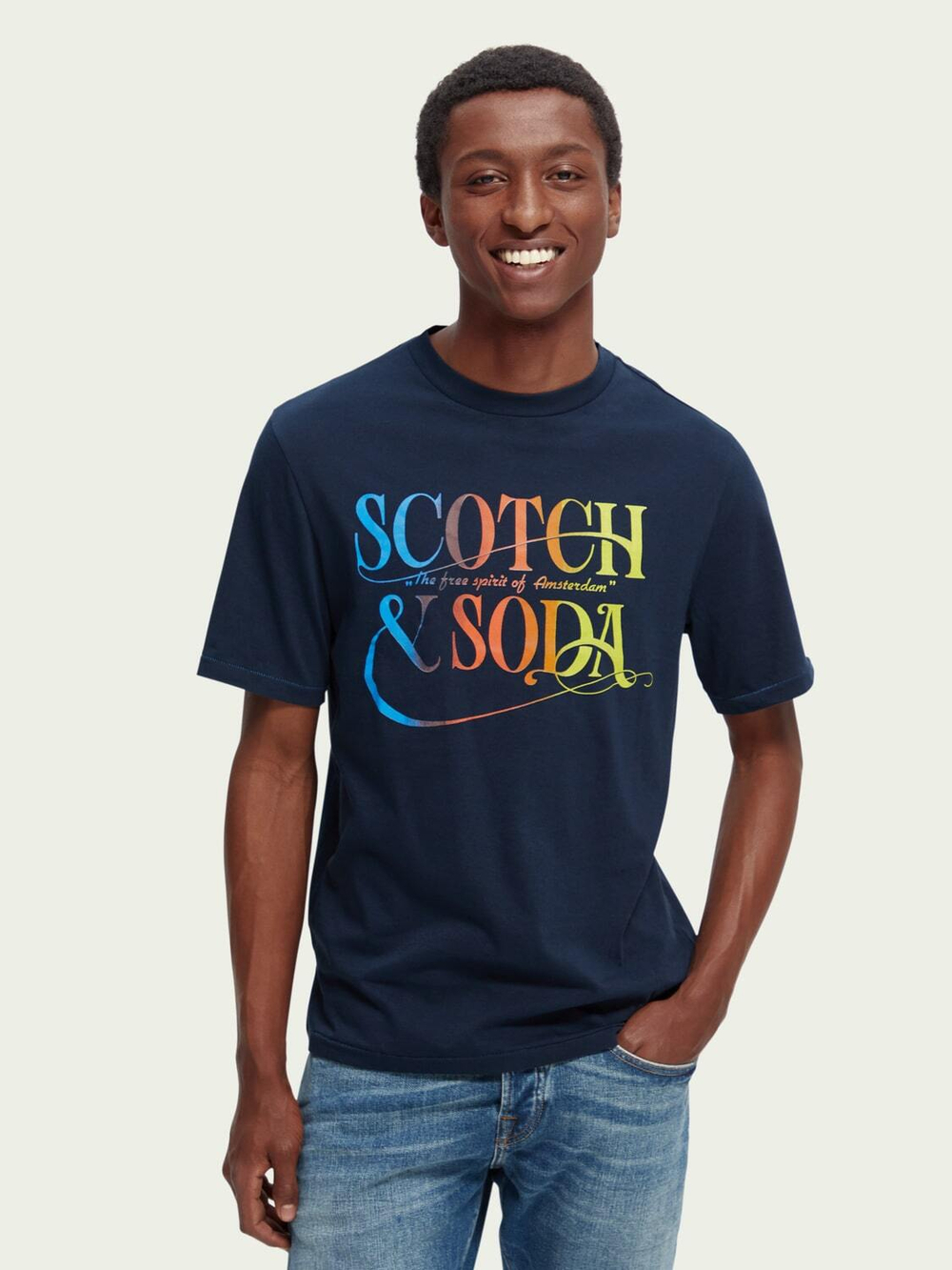 Футболка Scotch&Soda Logo artwork 169072/0004