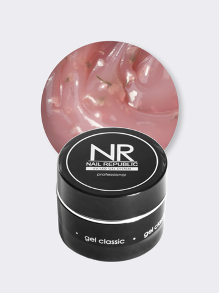 NR Gel Garden - Гель для моделирования с сухоцветами №299, 15 гр