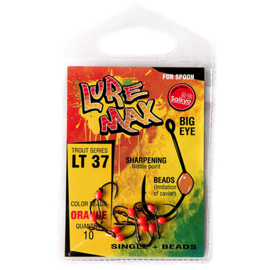 Крючок LureMax Trout LT37 Orange №6 10шт