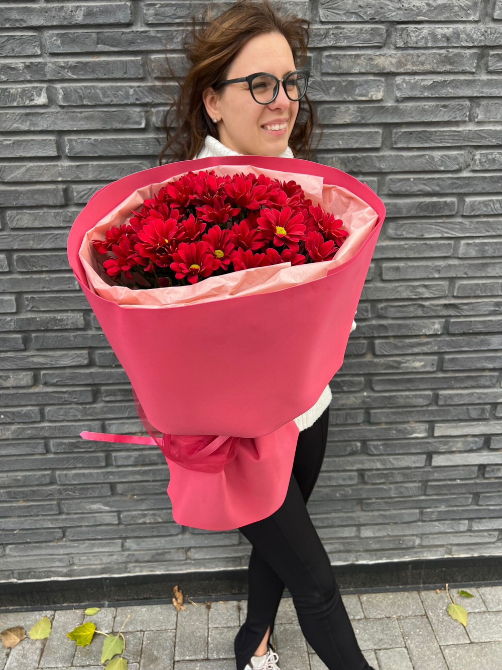 Букет хризантем 5 шт