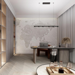 6631/64L HIGHTECH ODL24 277 металл/черный/акрил Подвесной линейный светильник IP20 LED 64W 1667Лм 3000K 220V с раздельным вкл. Верх/низ TURMAN