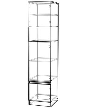 Шкаф-пенал ДЕСТИНИ-4