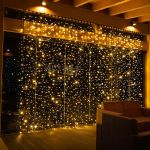 уличная гирлянда Занавес