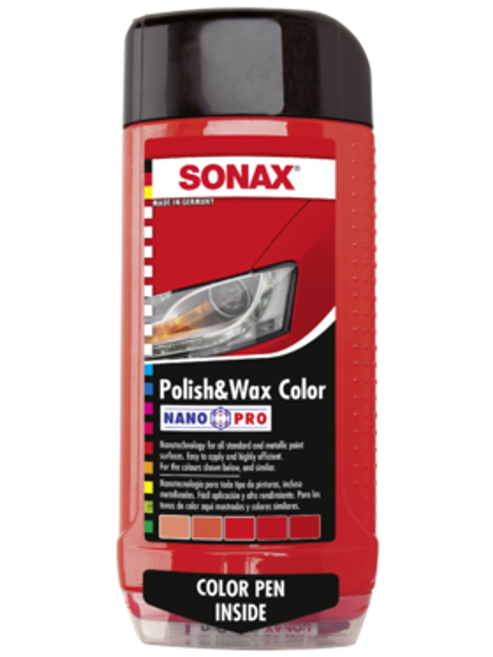 Полироль с воском красная SONAX NanoPro0.5 л 296400