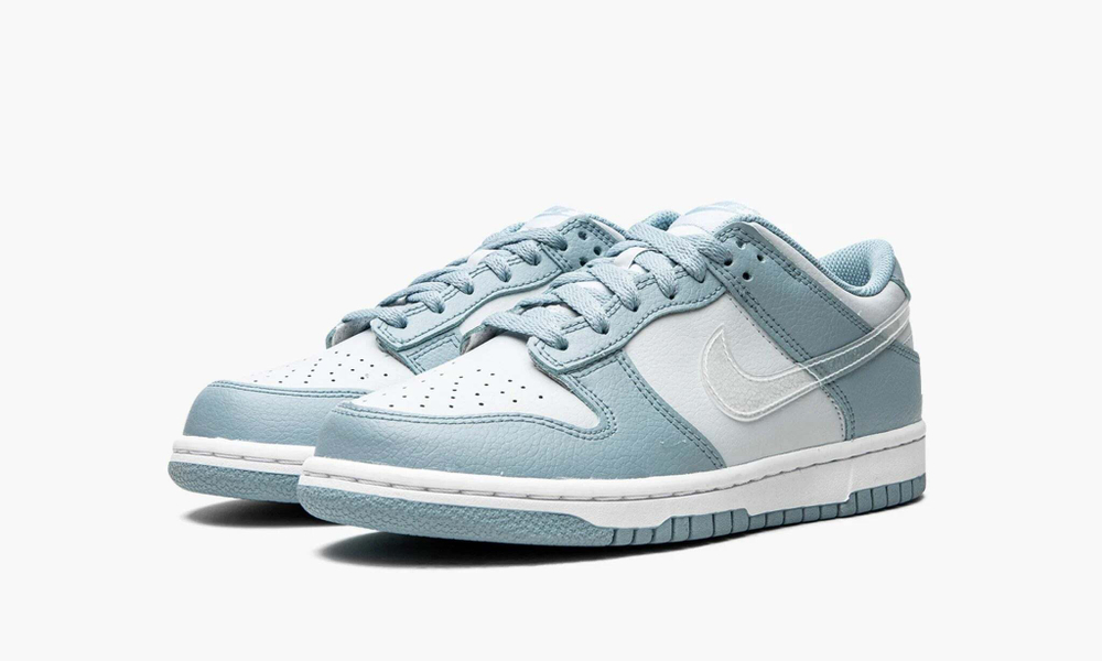Nike Dunk Low GS "Clear Blue Swoosh"