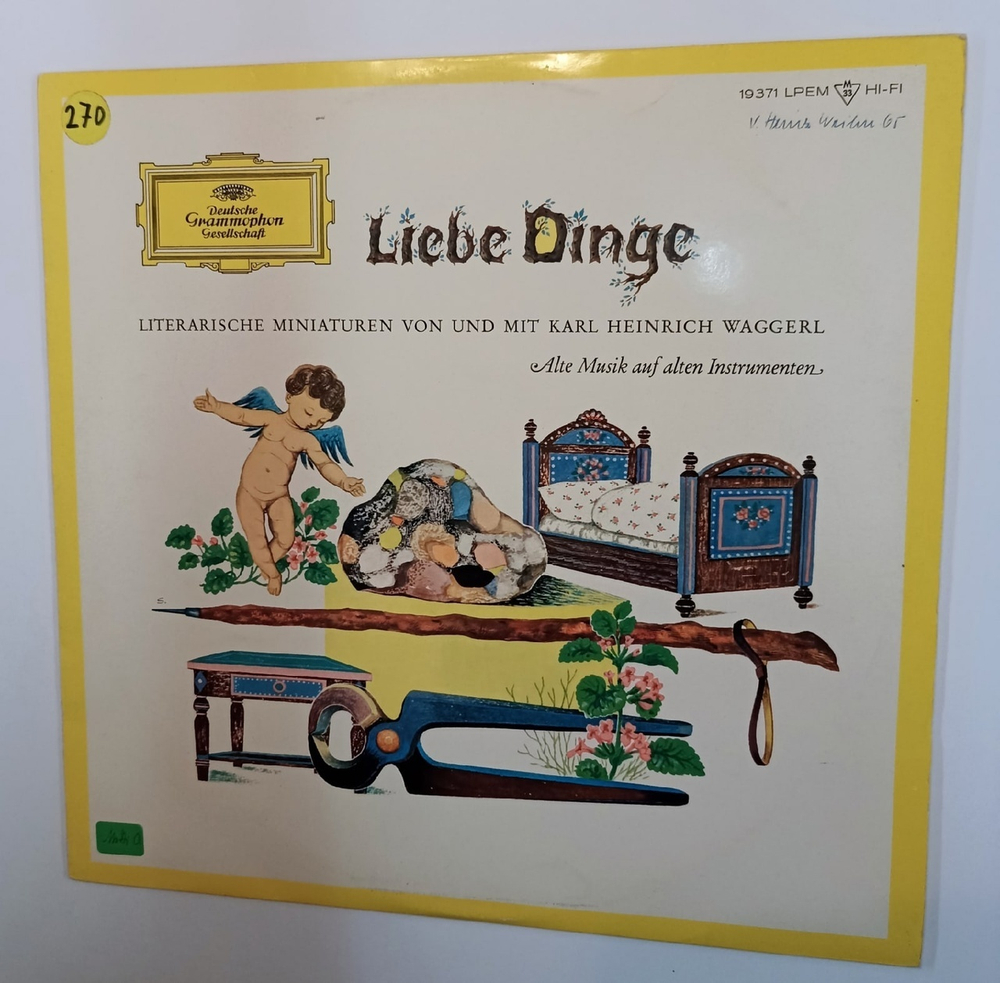Karl Heinrich Waggerl Liebe Dinge (Germany 1962)