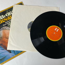 Винтажная виниловая пластинка LP Carl Orff Die Опера Бернауэрин Bernauerin (Auszuge) (Германия 1975)