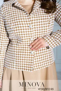 Пиджак 22-05-Горчичный Minova
