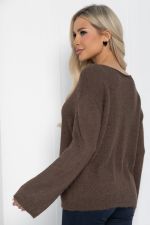 Джемпер Евангелина (коричневый) Б14170-5М LT Collection