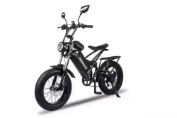 Электровелосипед Minako Fox (спицы) 23AH (черный,хаки)