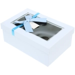 Коробка подарочная «Нежная душа» 21*14*8 см, Голубой