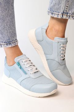 1101 Женские кеды(Светло-синий)