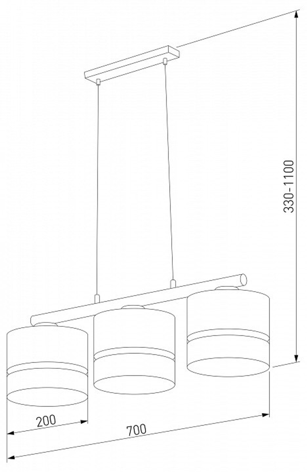 Подвесной светильник TK Lighting Paglia 6694 Paglia