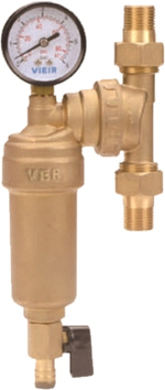 Фильтр (СВОБ. ВРАЩ.) с ман. (МЕТАЛЛ) 1/2  ViEiR  (15/1шт)