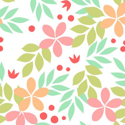 Пастельные цветы